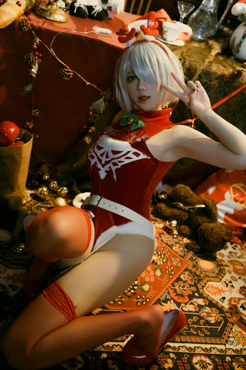 图片[11]-九曲Jean 尼爾·機械紀元 2B聖誕【40P】 – COSPLAY-御萝部落