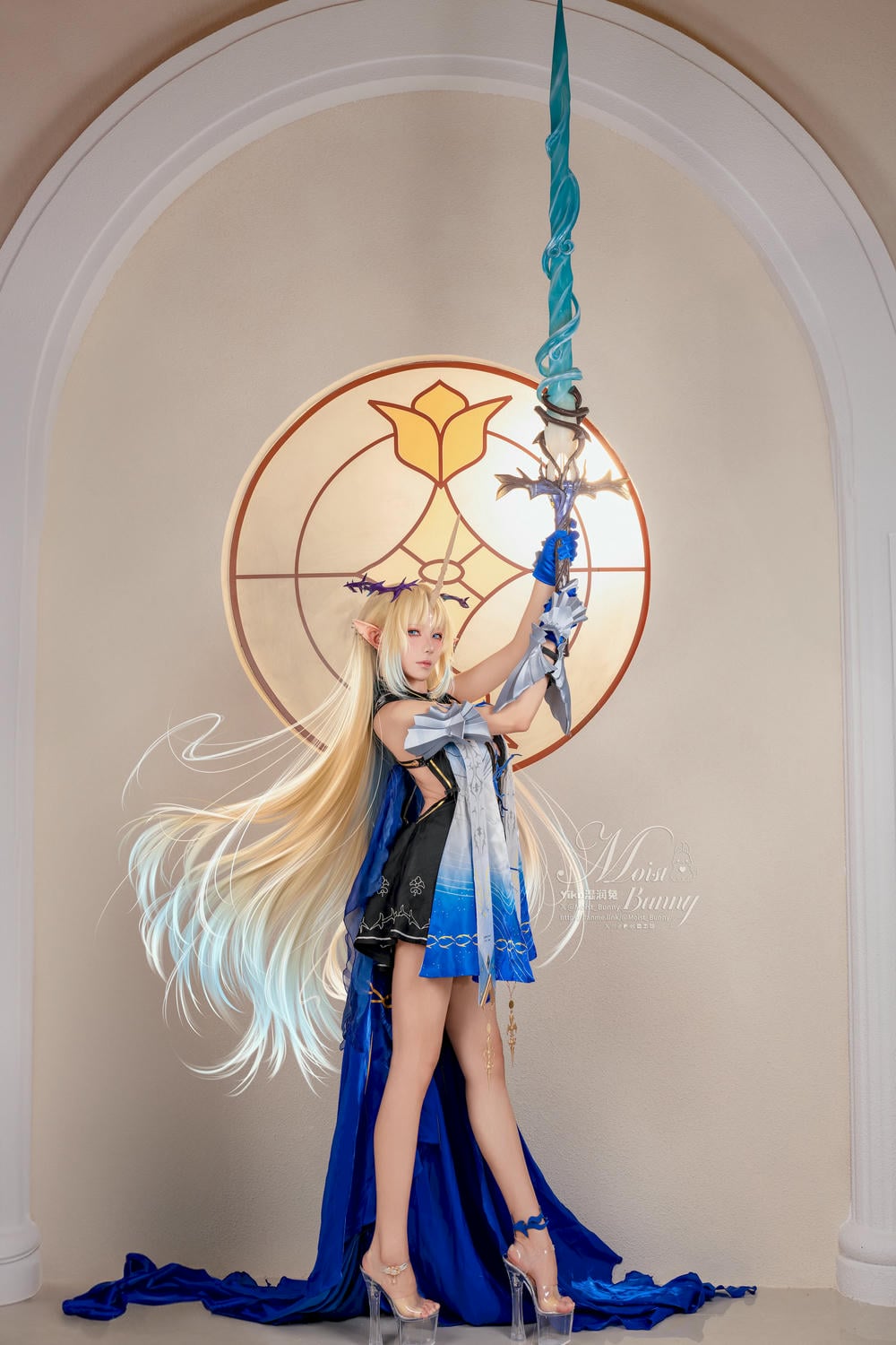 图片[5]-咬一口兔娘 – 鳶尾 鳴潮【54P】 – COSPLAY-御萝部落