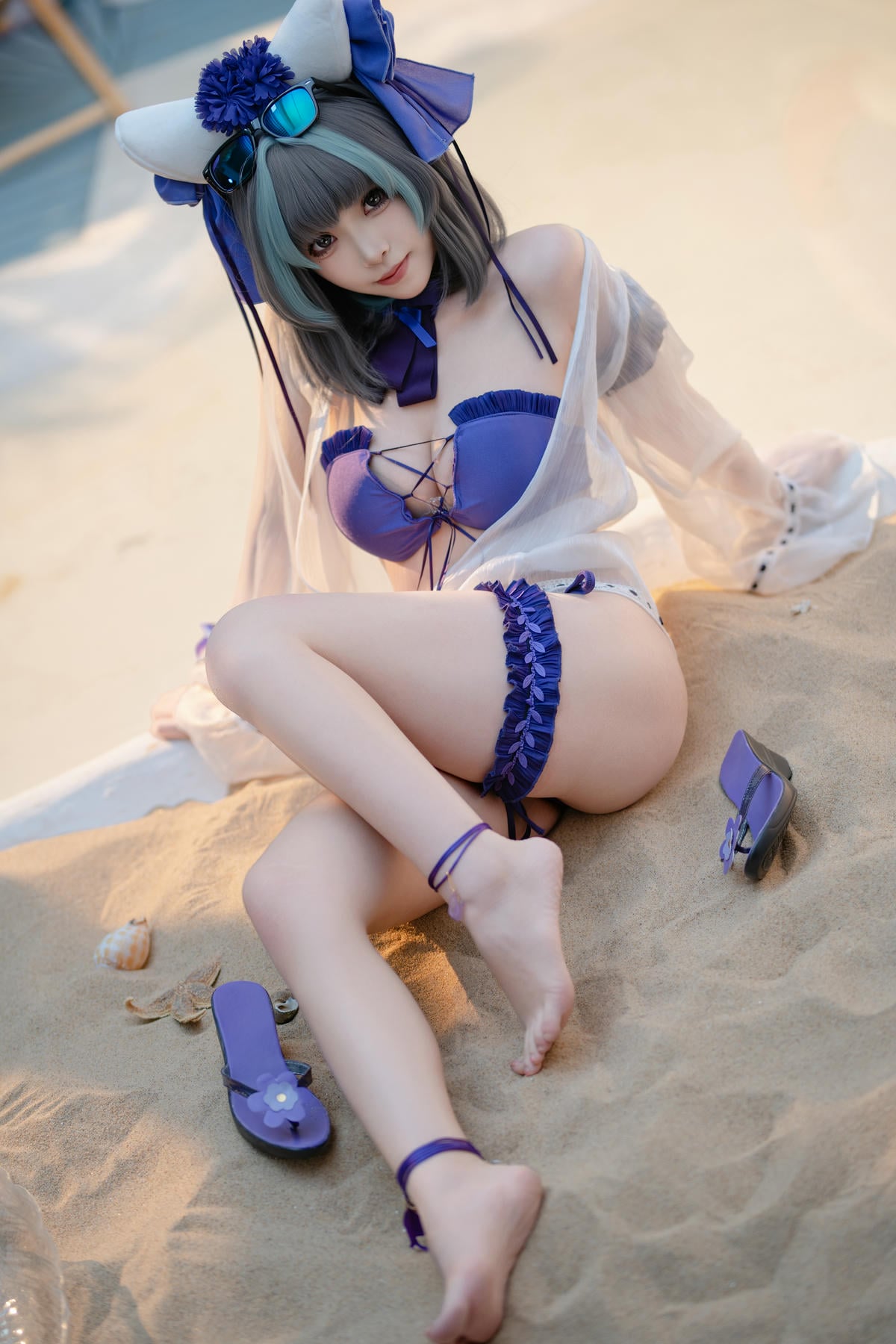 图片[22]-Bangni邦尼 cosplay Cheshire Swimsuit – Azur Lane【86P】 – COSPLAY-御萝部落
