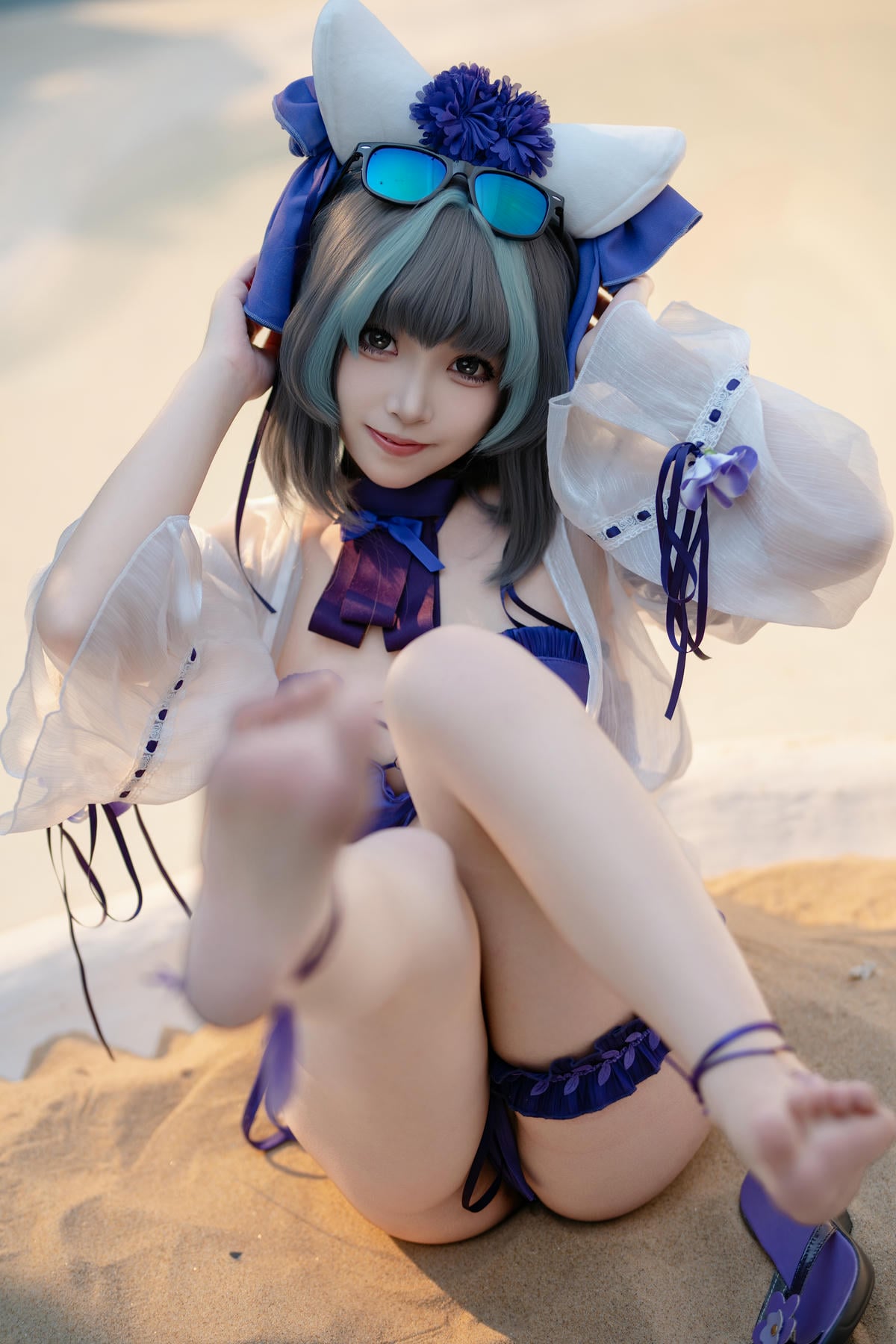 图片[26]-Bangni邦尼 cosplay Cheshire Swimsuit – Azur Lane【86P】 – COSPLAY-御萝部落