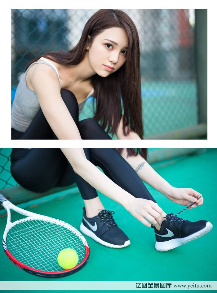 图片[9]-美女模特嘟嘟清秀完美身材网球场性感写真-御萝部落