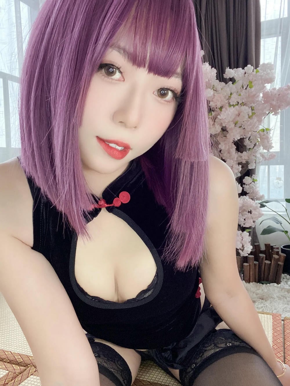 图片[46]-Money冷冷 – 高叉旗袍蕾絲裙 【107P】 – COSPLAY-御萝部落