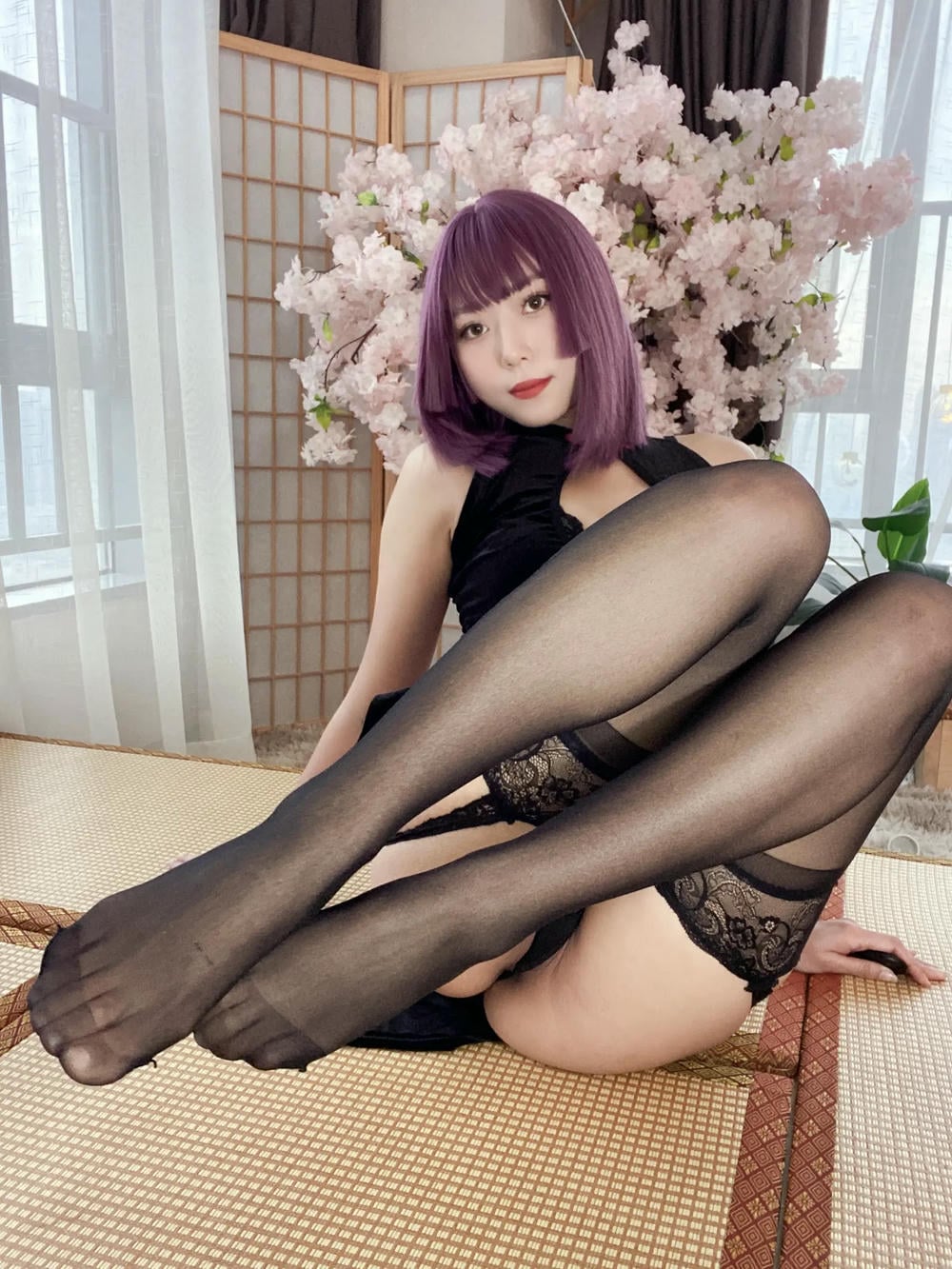 图片[82]-Money冷冷 – 高叉旗袍蕾絲裙 【107P】 – COSPLAY-御萝部落