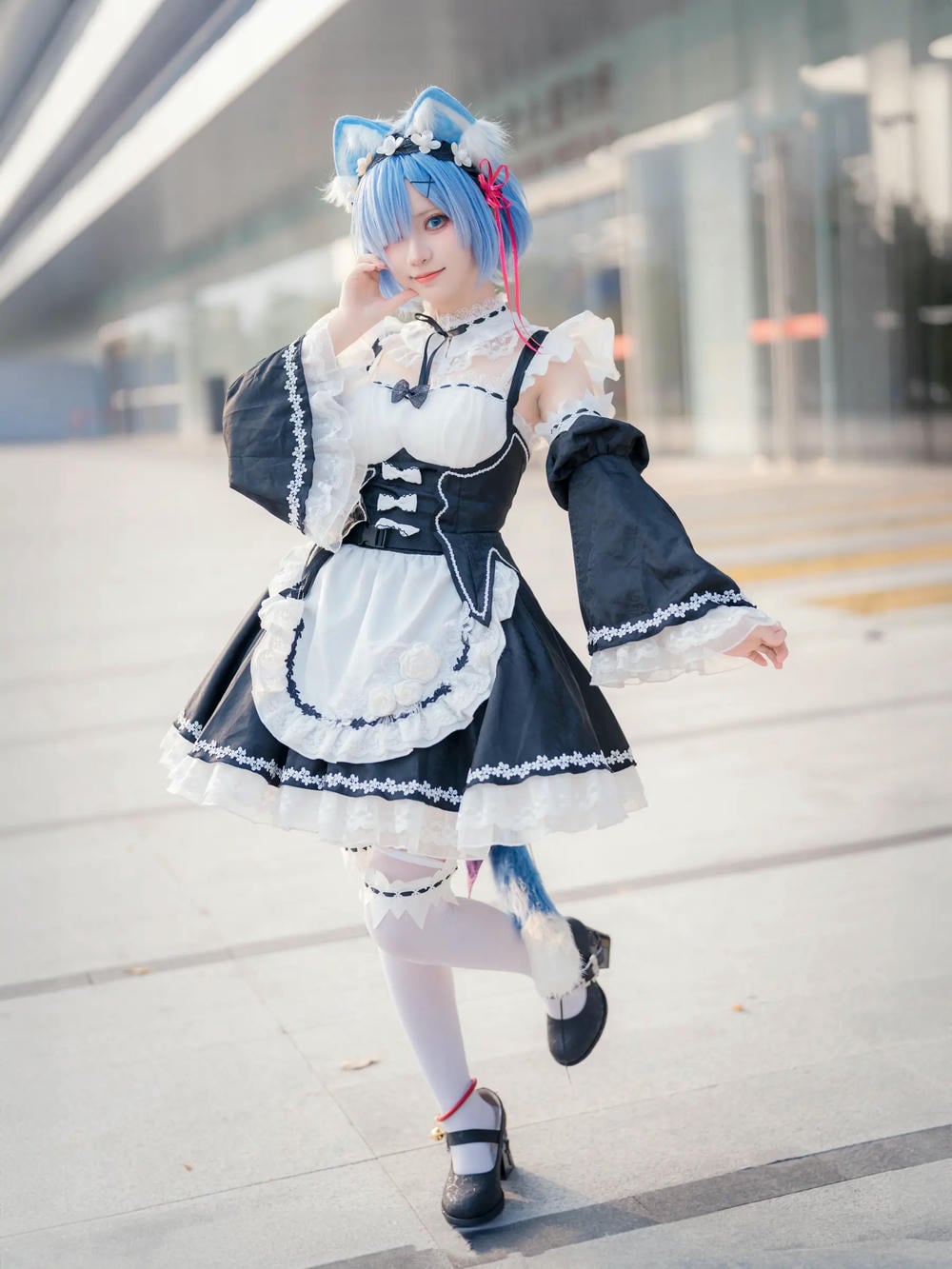 花柒hana 螢火蟲動漫嘉年華 貓貓蕾姆【107P】 - COSPLAY-御萝部落