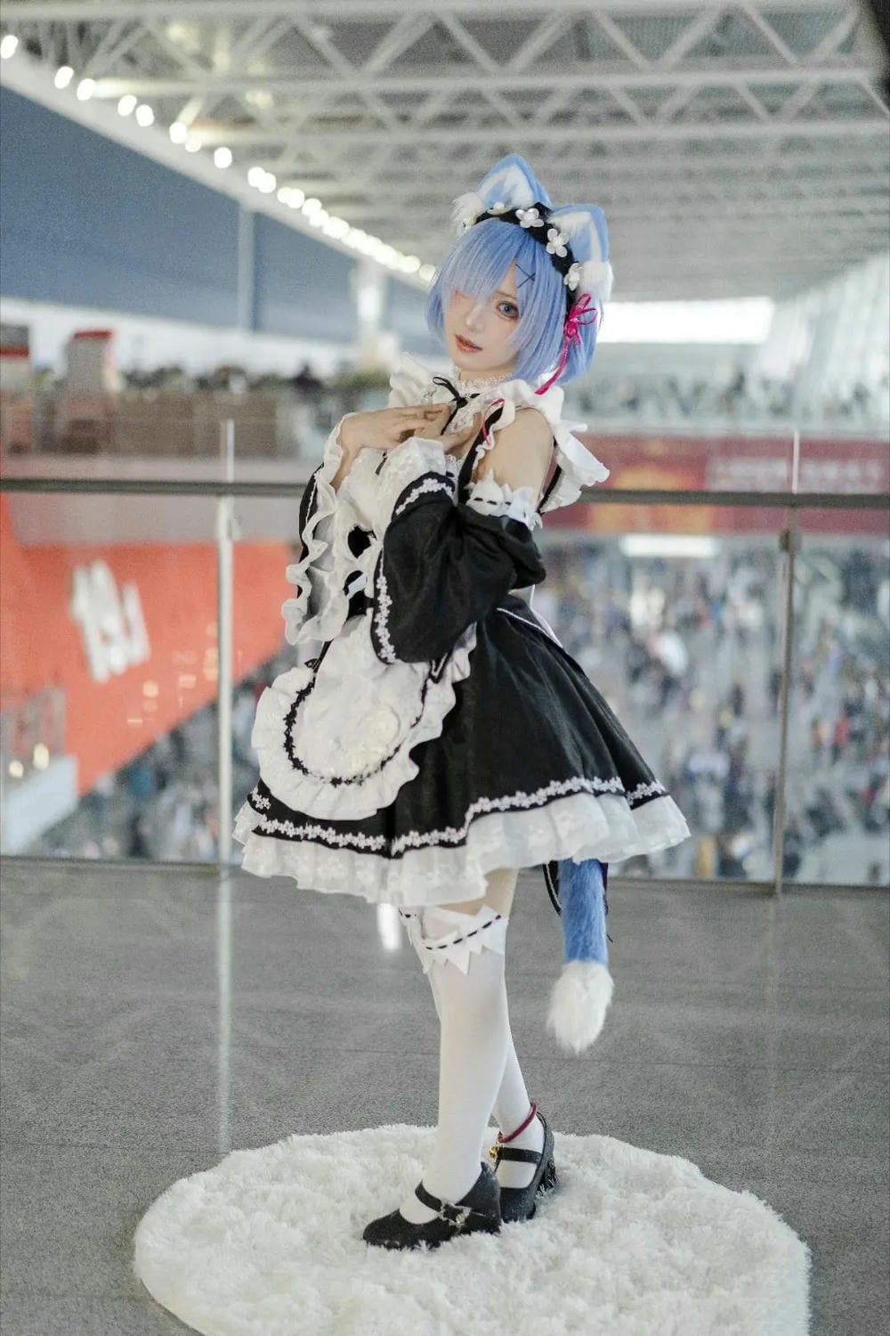 图片[12]-花柒hana 螢火蟲動漫嘉年華 貓貓蕾姆【107P】 – COSPLAY-御萝部落