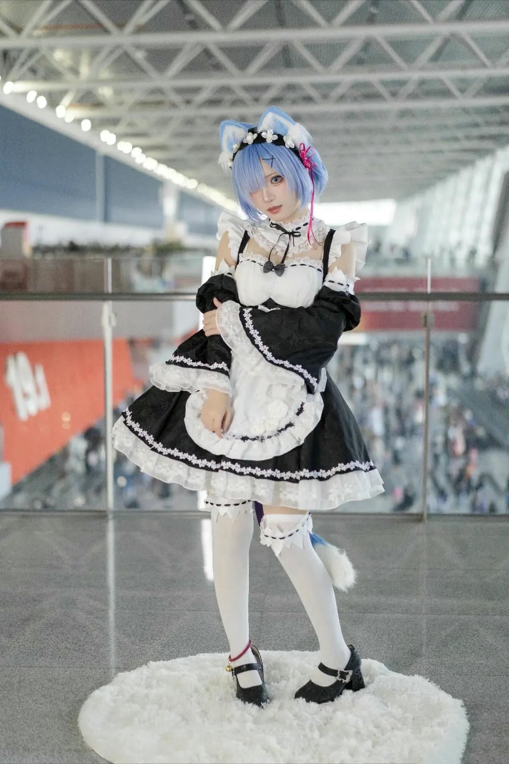 图片[14]-花柒hana 螢火蟲動漫嘉年華 貓貓蕾姆【107P】 – COSPLAY-御萝部落