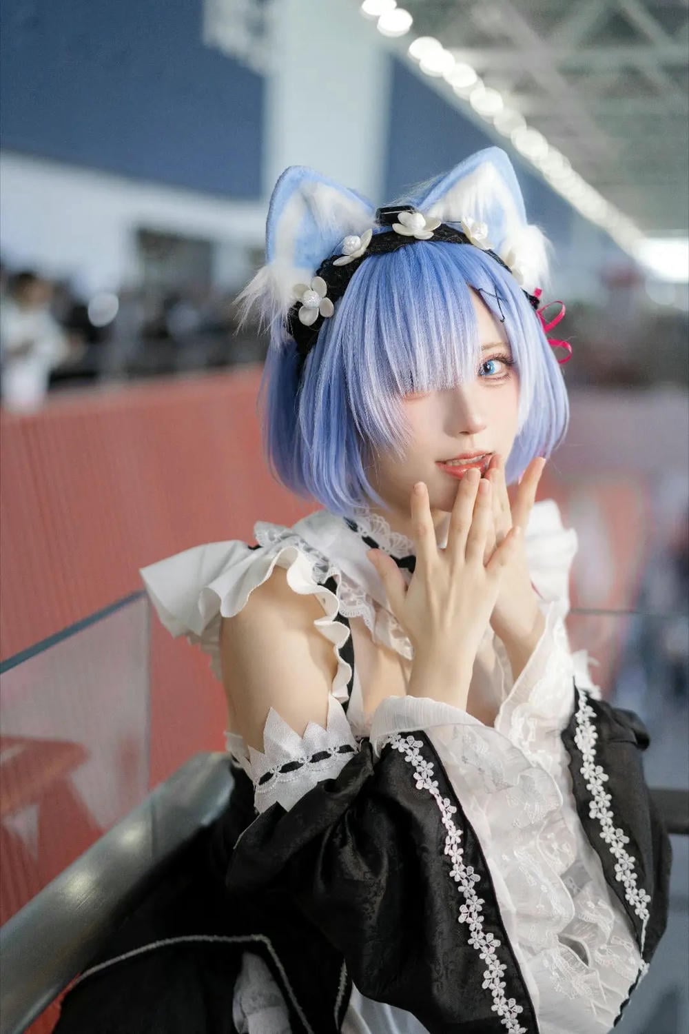 图片[16]-花柒hana 螢火蟲動漫嘉年華 貓貓蕾姆【107P】 – COSPLAY-御萝部落