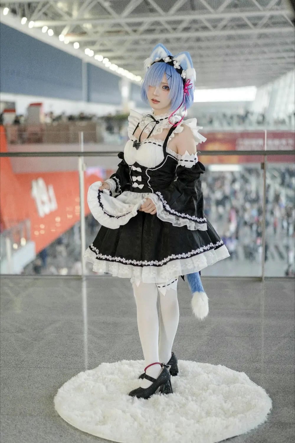 图片[17]-花柒hana 螢火蟲動漫嘉年華 貓貓蕾姆【107P】 – COSPLAY-御萝部落