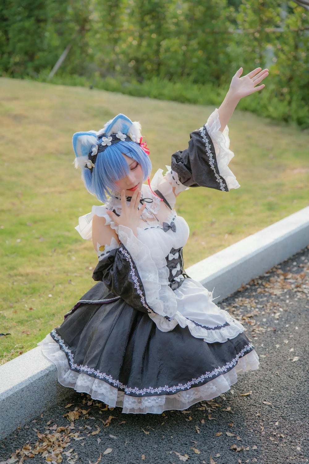 图片[32]-花柒hana 螢火蟲動漫嘉年華 貓貓蕾姆【107P】 – COSPLAY-御萝部落