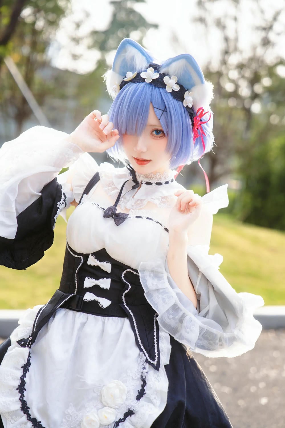 图片[51]-花柒hana 螢火蟲動漫嘉年華 貓貓蕾姆【107P】 – COSPLAY-御萝部落