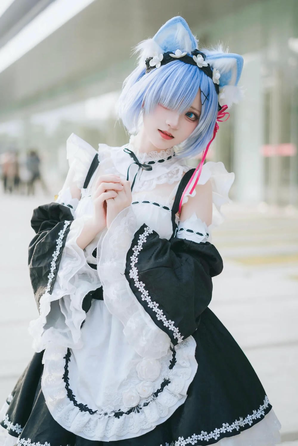 图片[63]-花柒hana 螢火蟲動漫嘉年華 貓貓蕾姆【107P】 – COSPLAY-御萝部落