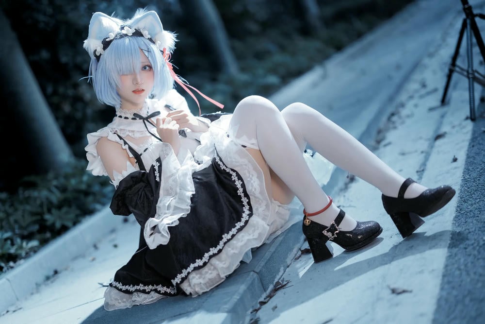 图片[70]-花柒hana 螢火蟲動漫嘉年華 貓貓蕾姆【107P】 – COSPLAY-御萝部落