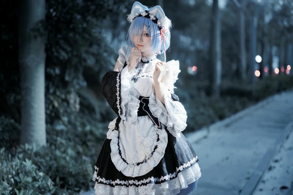 图片[71]-花柒hana 螢火蟲動漫嘉年華 貓貓蕾姆【107P】 – COSPLAY-御萝部落