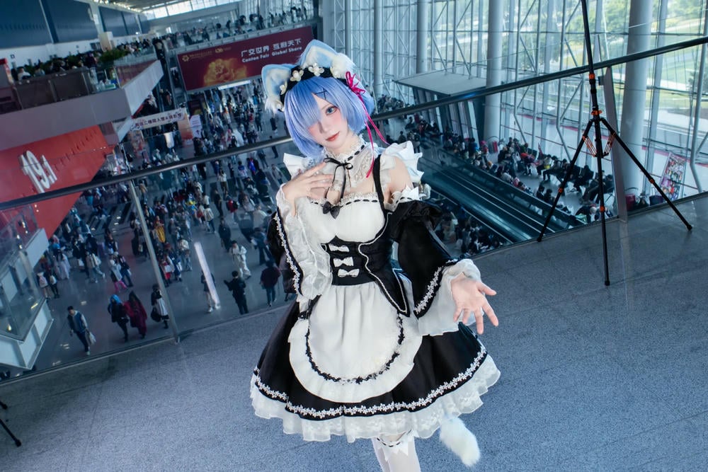 图片[77]-花柒hana 螢火蟲動漫嘉年華 貓貓蕾姆【107P】 – COSPLAY-御萝部落