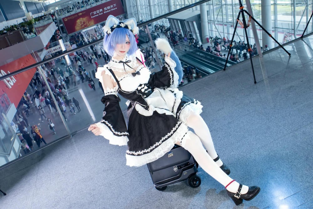 图片[84]-花柒hana 螢火蟲動漫嘉年華 貓貓蕾姆【107P】 – COSPLAY-御萝部落