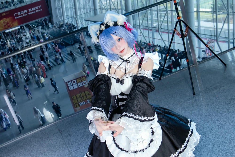 图片[85]-花柒hana 螢火蟲動漫嘉年華 貓貓蕾姆【107P】 – COSPLAY-御萝部落