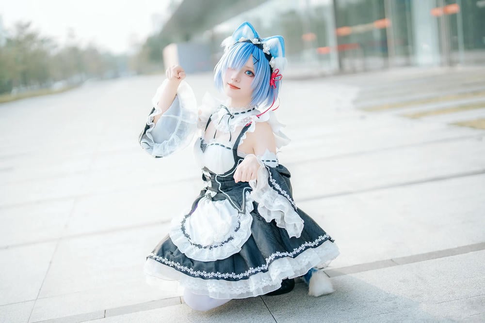 图片[99]-花柒hana 螢火蟲動漫嘉年華 貓貓蕾姆【107P】 – COSPLAY-御萝部落