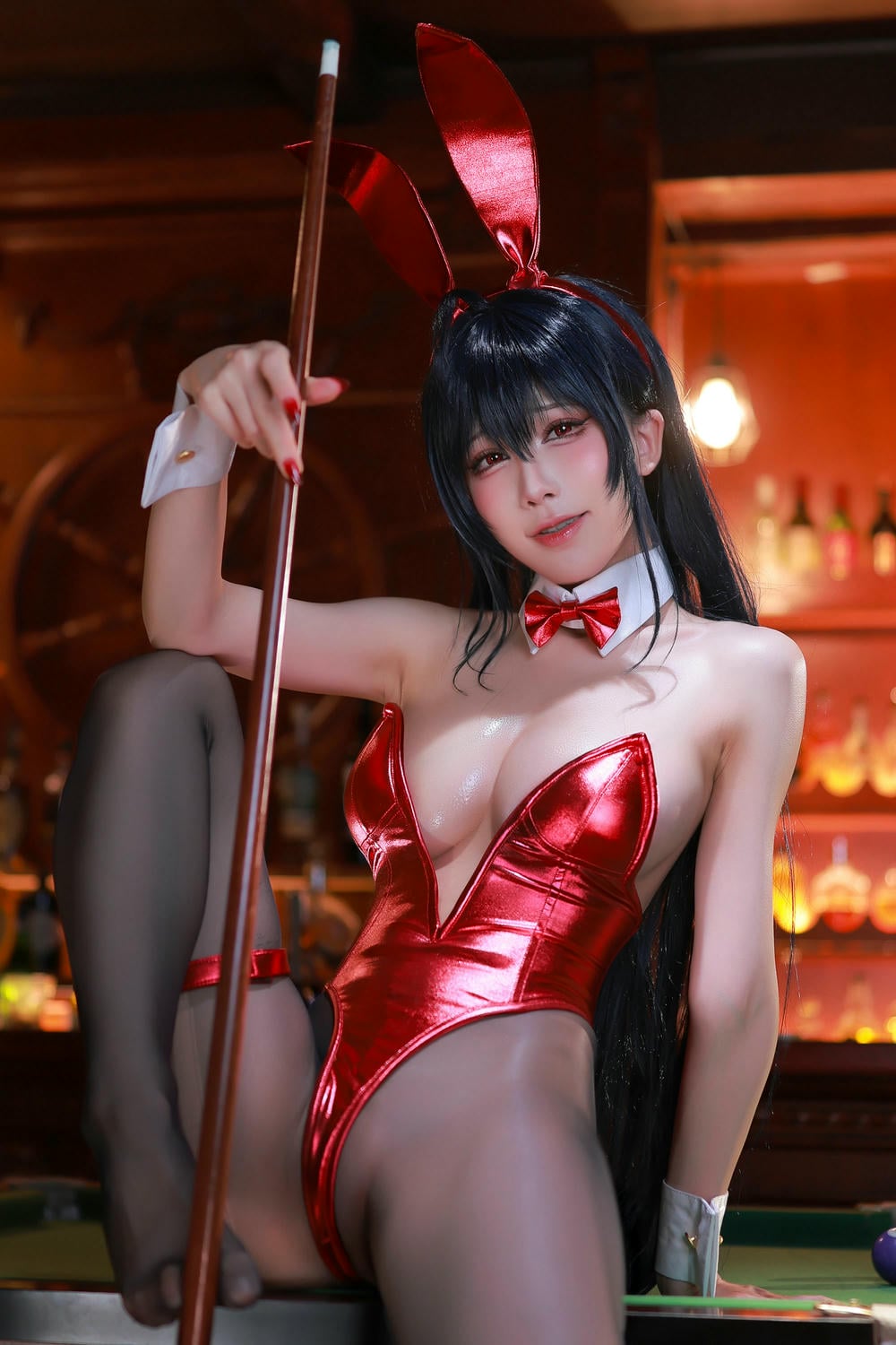 图片[15]-水淼 Aqua – Azurlane Taihou Bunny アズールレーン 大鳳 バニー❥ 新作DL コスプレ【59P】 – COSPLAY-御萝部落