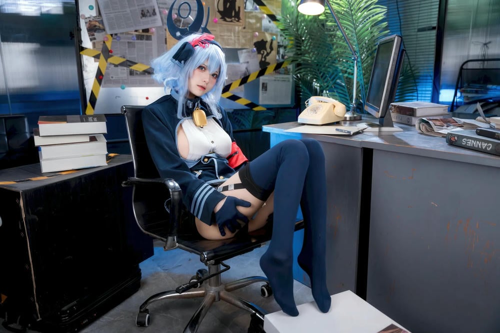 图片[19]-九柒喵 蔚藍檔案 天雨亞子【46P】 – COSPLAY-御萝部落