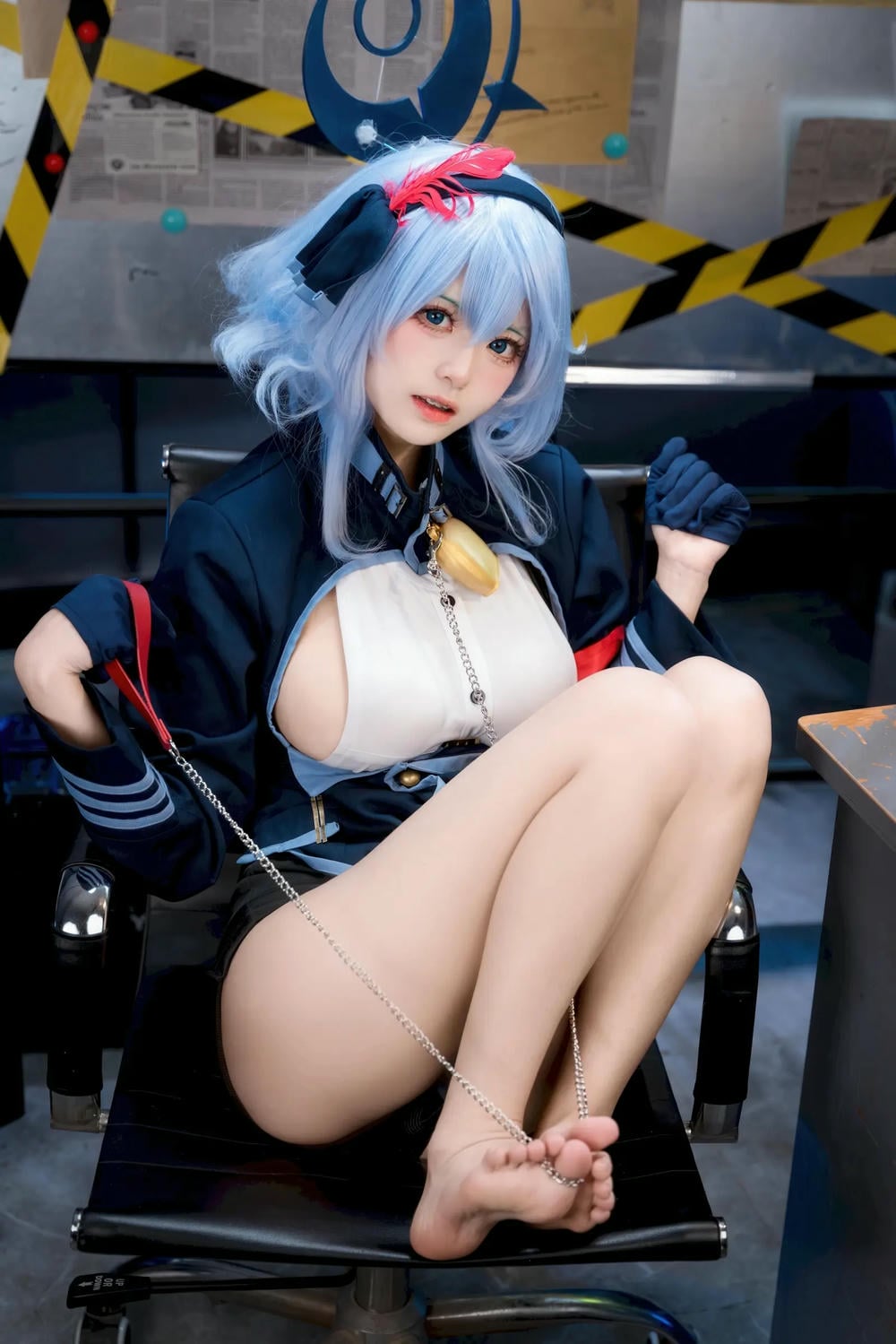 图片[34]-九柒喵 蔚藍檔案 天雨亞子【46P】 – COSPLAY-御萝部落