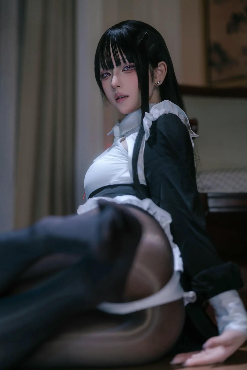 图片[34]-嶼魚 黑絲修女【40P】 – COSPLAY-御萝部落