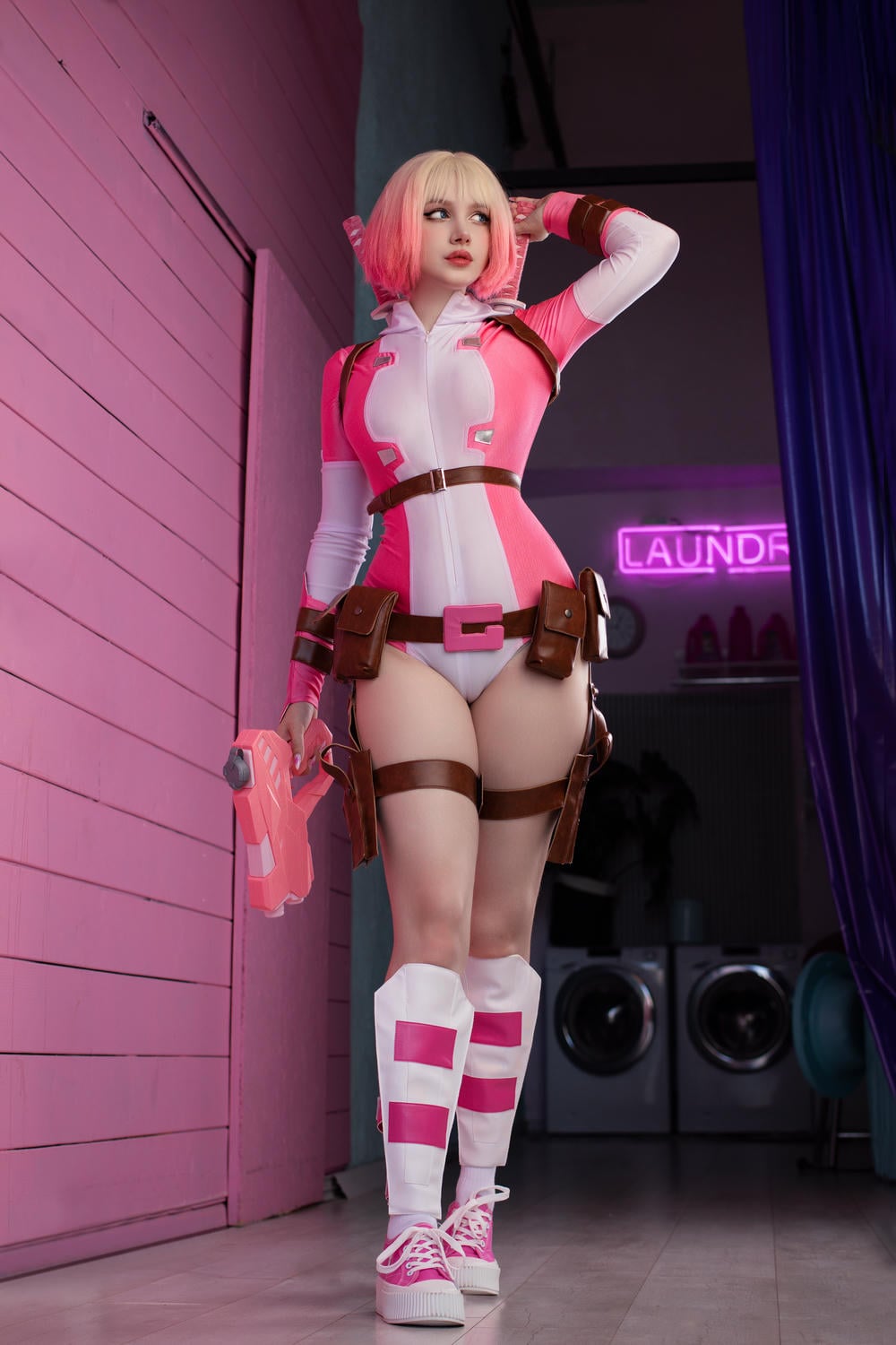 图片[4]-Ulichan – Gwenpool【62P】 – COSPLAY-御萝部落
