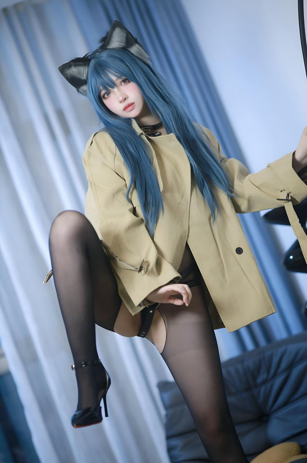 图片[10]-瘋貓ss – 貓耳綁帶束縛【70P】 – COSPLAY-御萝部落