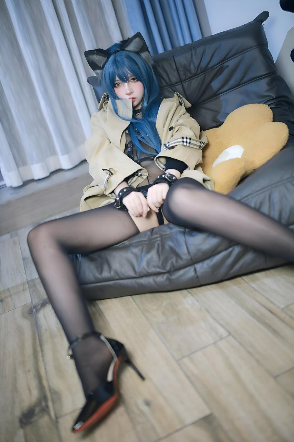 图片[25]-瘋貓ss – 貓耳綁帶束縛【70P】 – COSPLAY-御萝部落