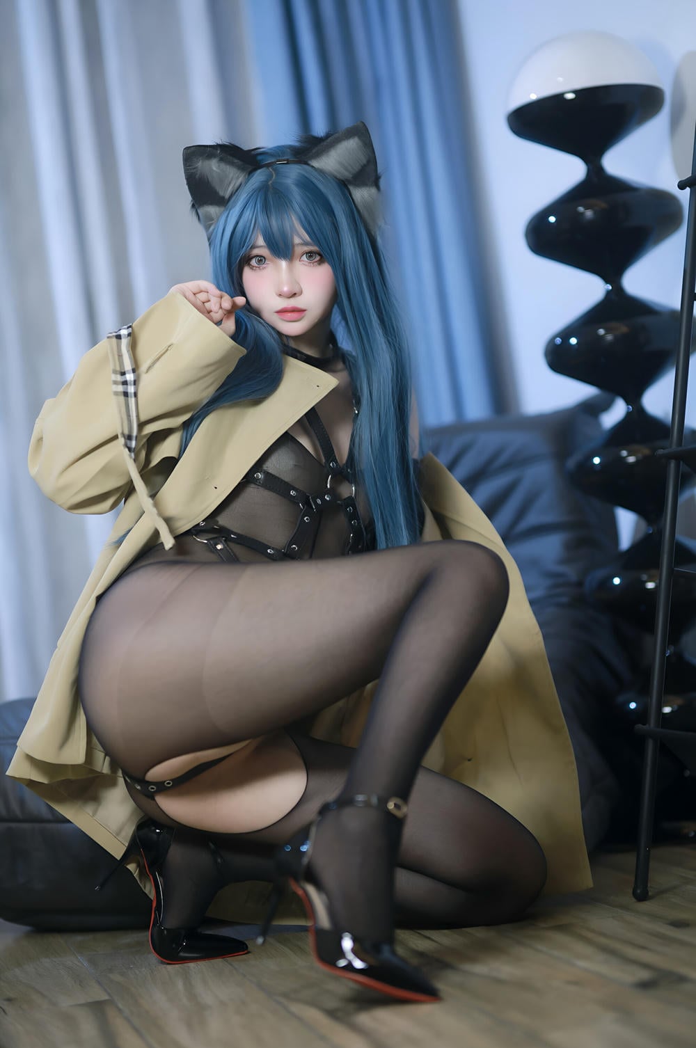 图片[29]-瘋貓ss – 貓耳綁帶束縛【70P】 – COSPLAY-御萝部落