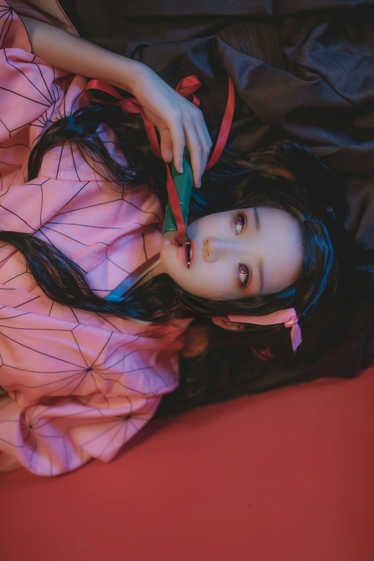 [Cosplay]桜桃喵 - 灶门祢豆子 - COSPLAY-御萝部落