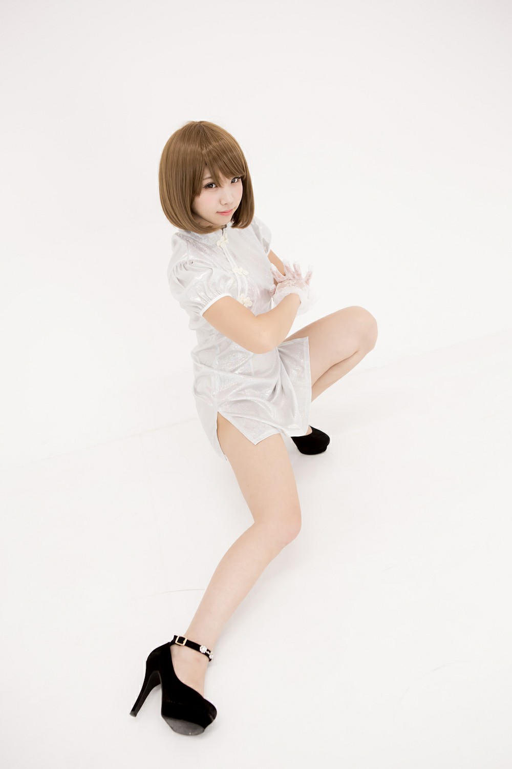 图片[42]-中華娘娘之白色旗袍与美腿高跟 – COSPLAY-比思部落