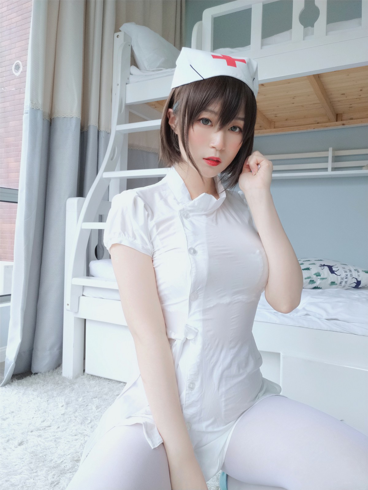 图片[4]-Coser小姐姐白银 – 白丝小护士 – COSPLAY-比思部落