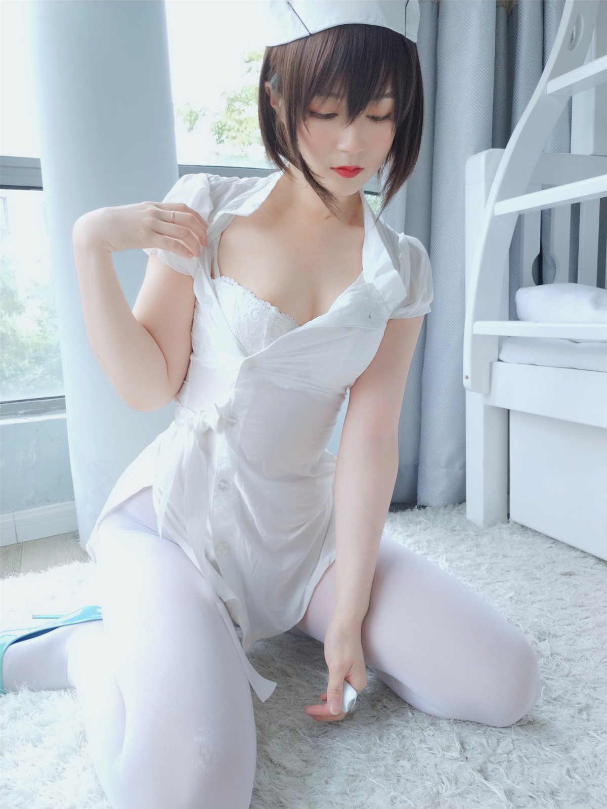 图片[24]-Coser小姐姐白银 – 白丝小护士 – COSPLAY-比思部落