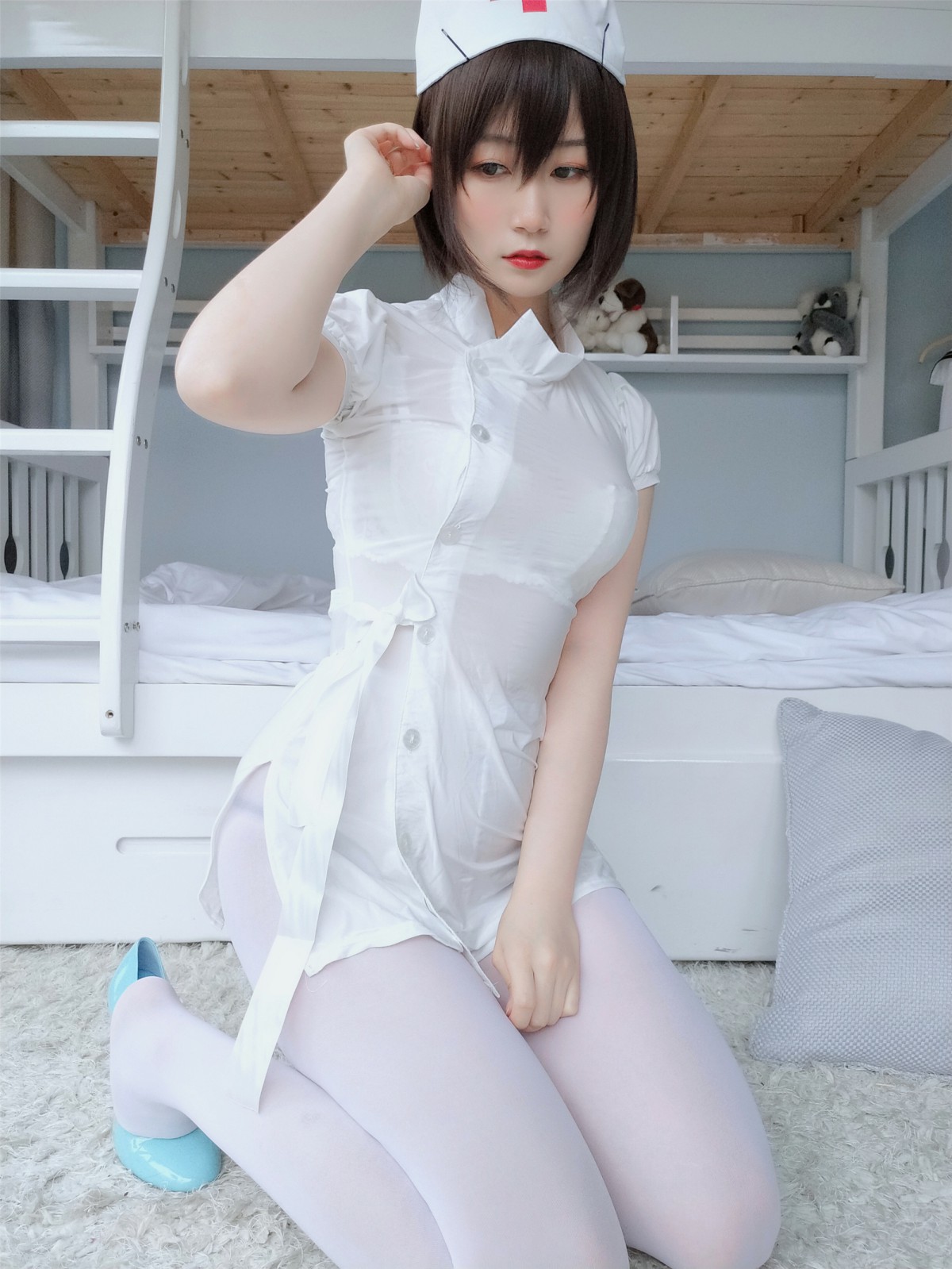 图片[49]-Coser小姐姐白银 – 白丝小护士 – COSPLAY-比思部落
