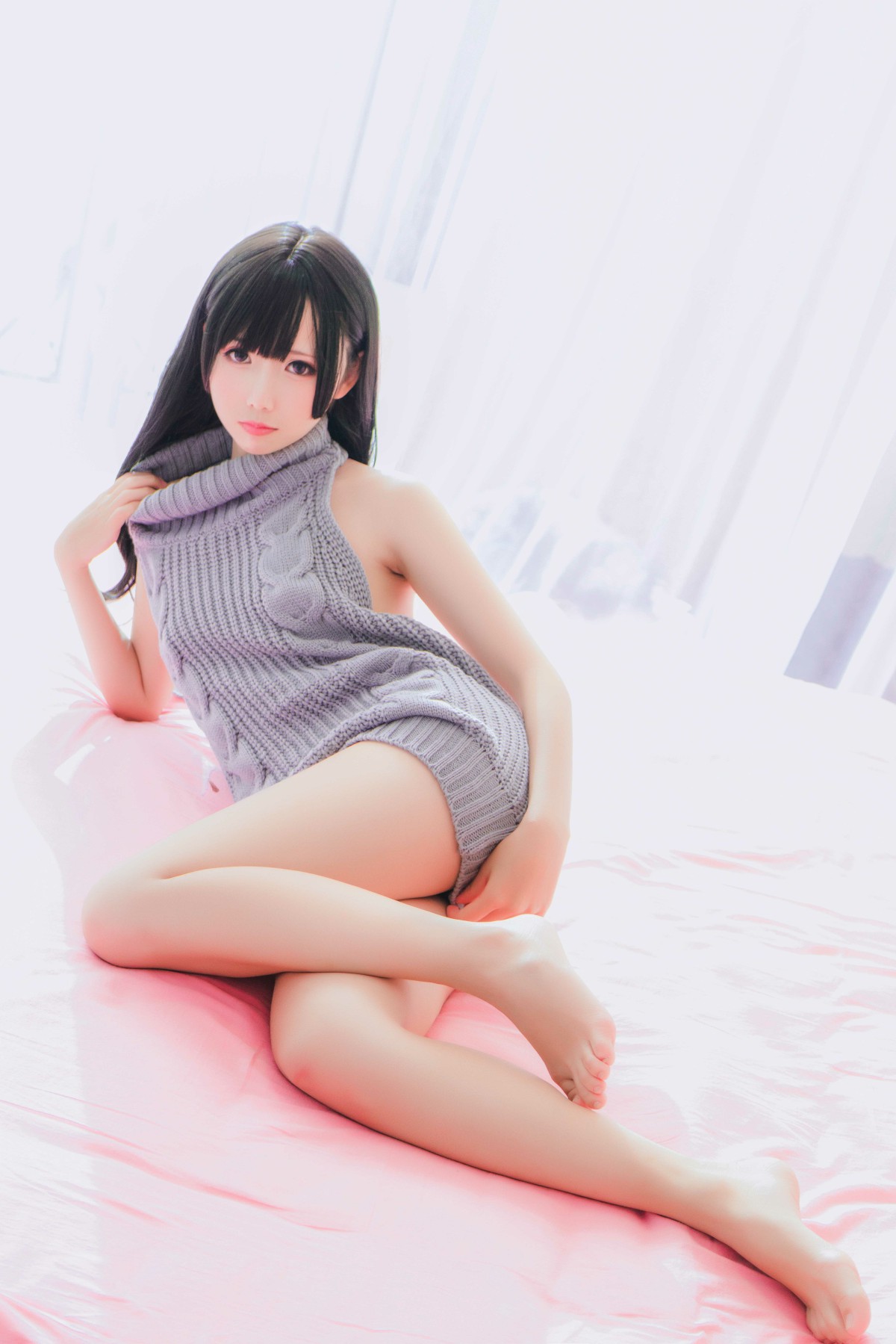 图片[2]-[Cosplay]面饼仙儿 – 露背毛衣 – COSPLAY-御萝部落