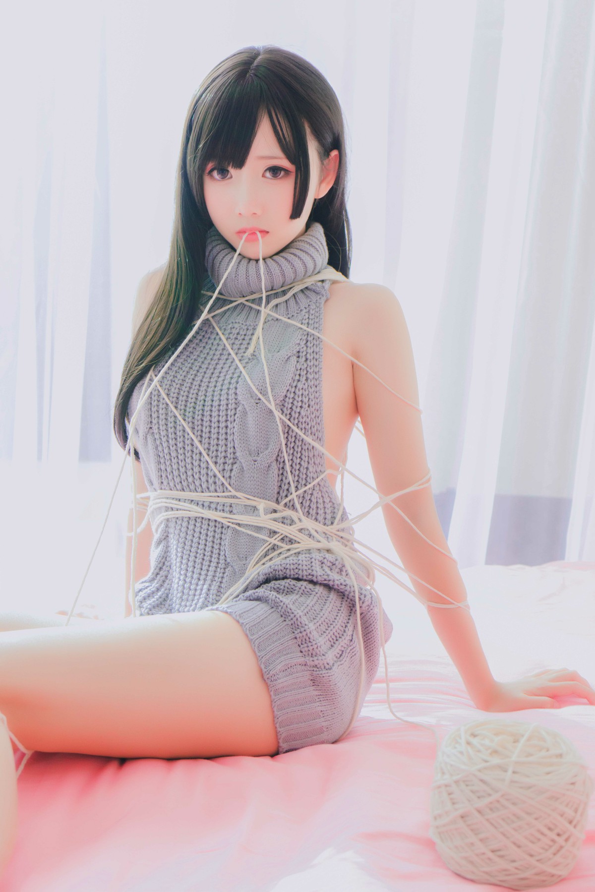 图片[5]-[Cosplay]面饼仙儿 – 露背毛衣 – COSPLAY-御萝部落