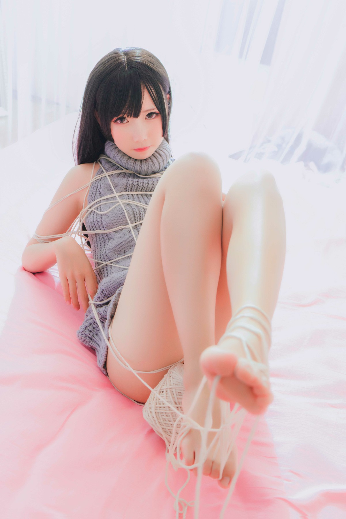 图片[26]-[Cosplay]面饼仙儿 – 露背毛衣 – COSPLAY-御萝部落